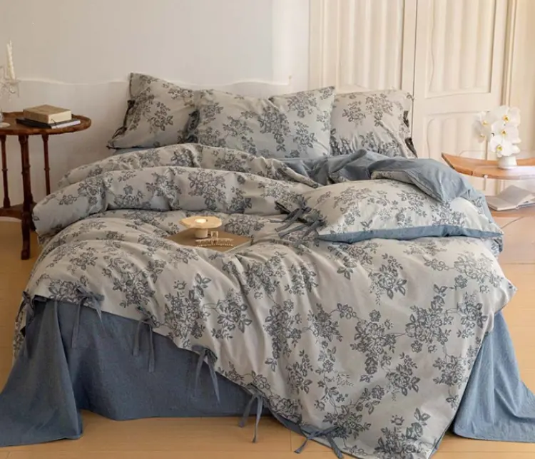 NL 100111 Four Piece Cotton Bedding Set 