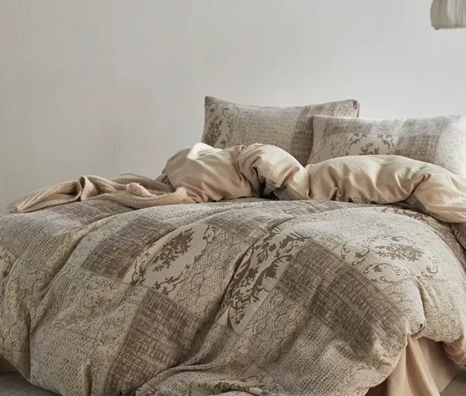 NL 100217B Four Piece Cotton Bedding Set