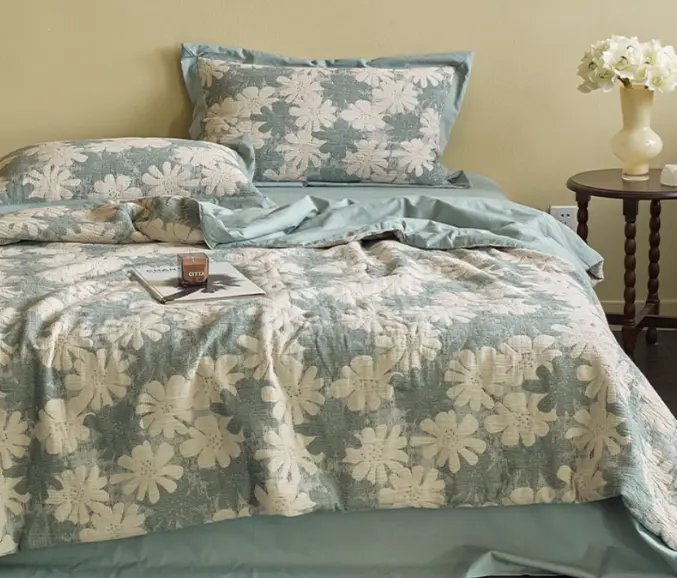 NL 100200 Four Piece Cotton Bedding Set