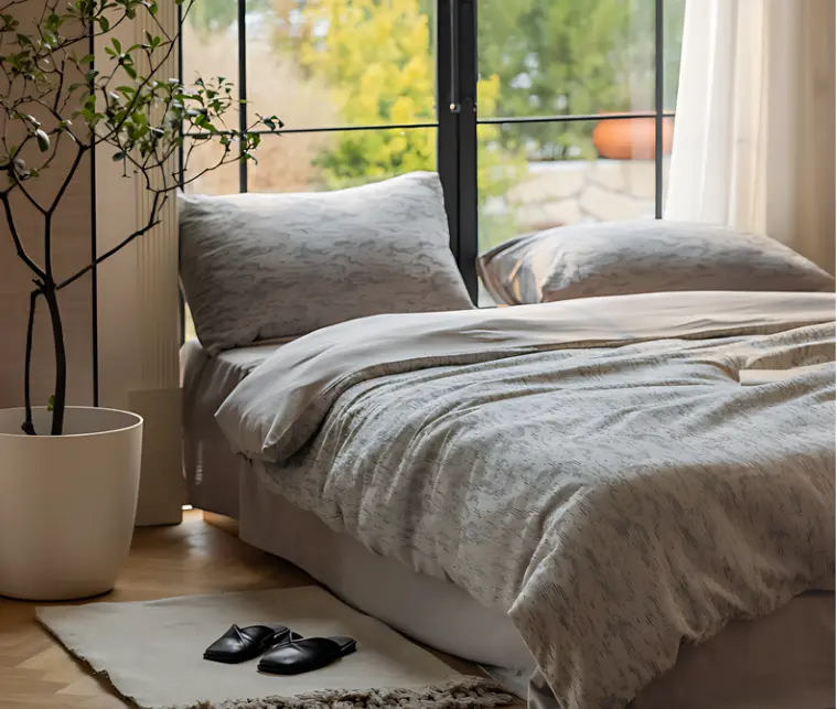 NL 100118 Four Piece Cotton Bedding Set 