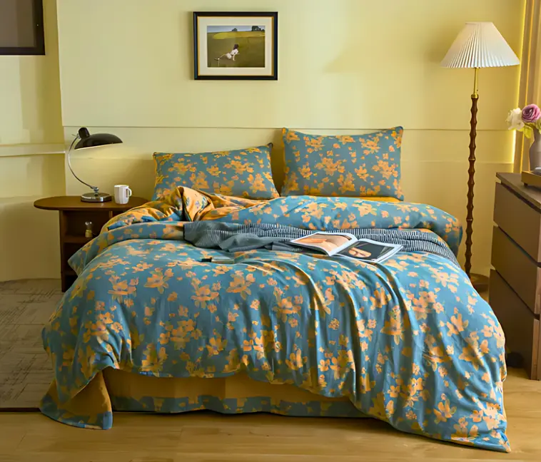 NL 100135 Four Piece Cotton Bedding Set 