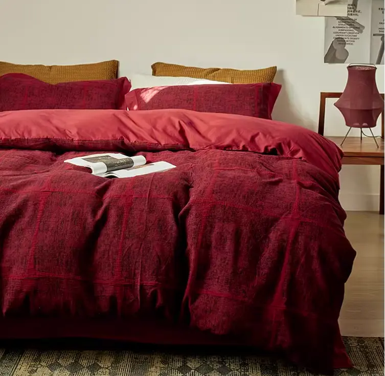 NL 100153 Four Piece Cotton Bedding Set