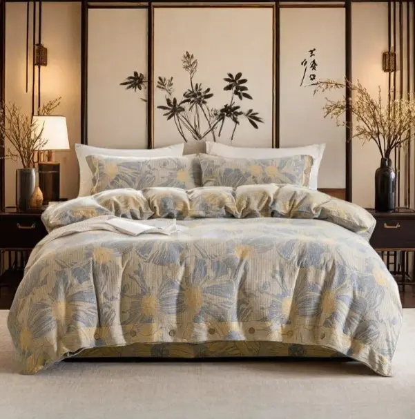 NL 100182 Four Piece Cotton Bedding Set