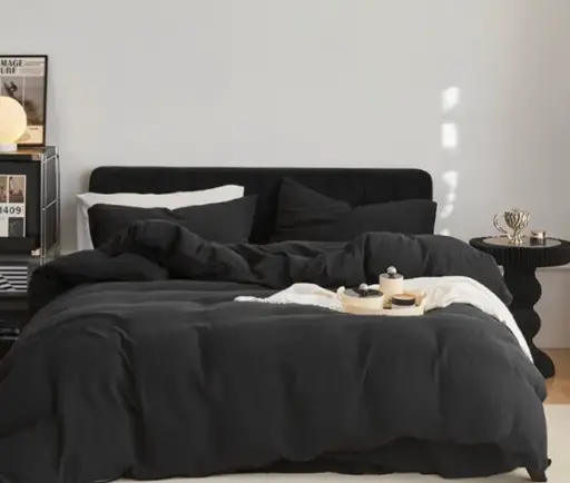 [NL 100102] NL 100102 Four Piece Cotton Bedding Set 