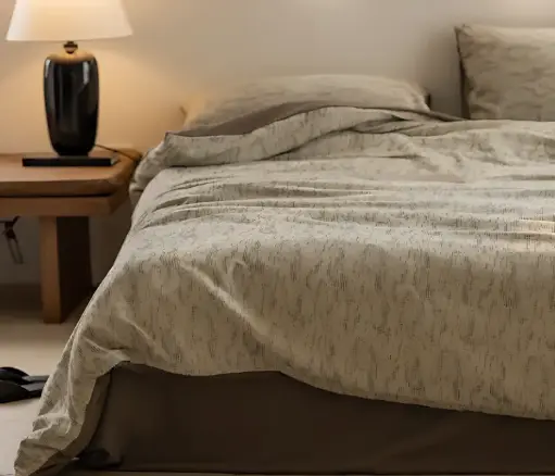[NL 100118] NL 100118 Four Piece Cotton Bedding Set 