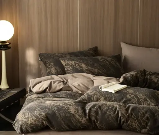 [NL 100219] NL 100219 Four Piece Cotton Bedding Set