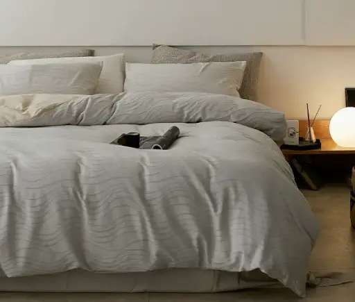 [NL 100209] NL 100209 Four Piece Cotton Bedding Set