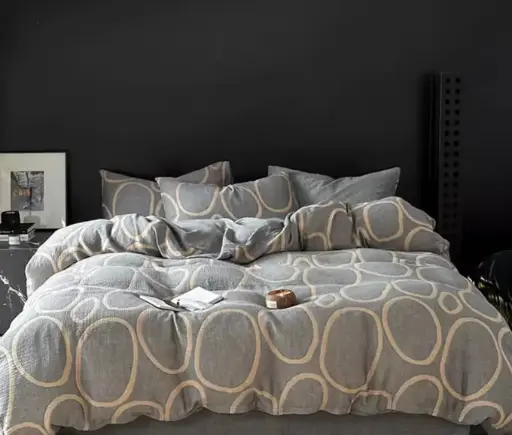 [NL 100192] NL 100192 Four Piece Cotton Bedding Set