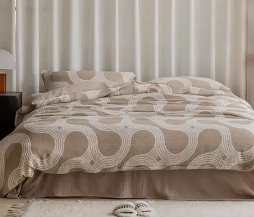 [NL 100193] NL 100193 Four Piece Cotton Bedding Set