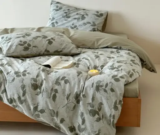 [NL 100245] NL 100245 Four Piece Cotton Bedding Set