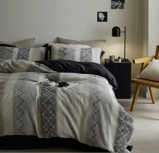 [NL 100163] NL 100163 Four Piece Cotton Bedding Set