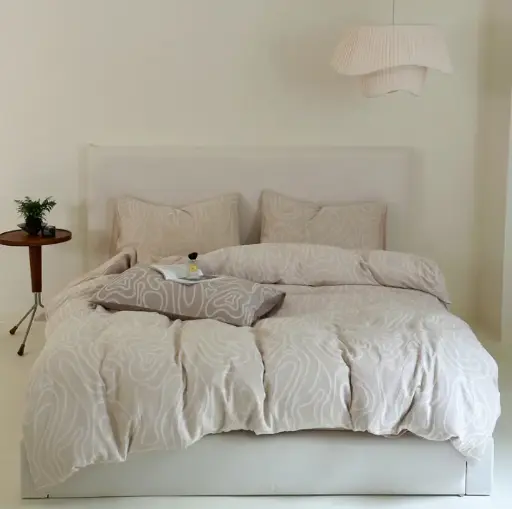 [NL 100168] NL 100168 Four Piece Cotton Bedding Set